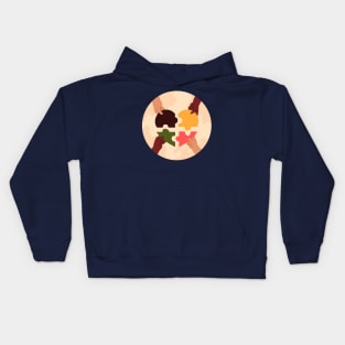 Puzzle Heart Kids Hoodie